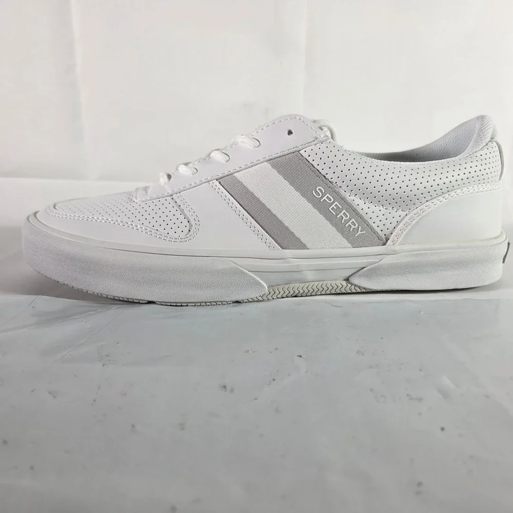 Sperry‎ Halyard Retro Lace Up White Men's Sneaker 11.5 W STS24067 New in Box